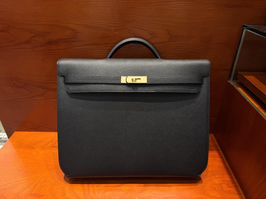 Hermes Kelly Depeches 36 epsom Noir GHD